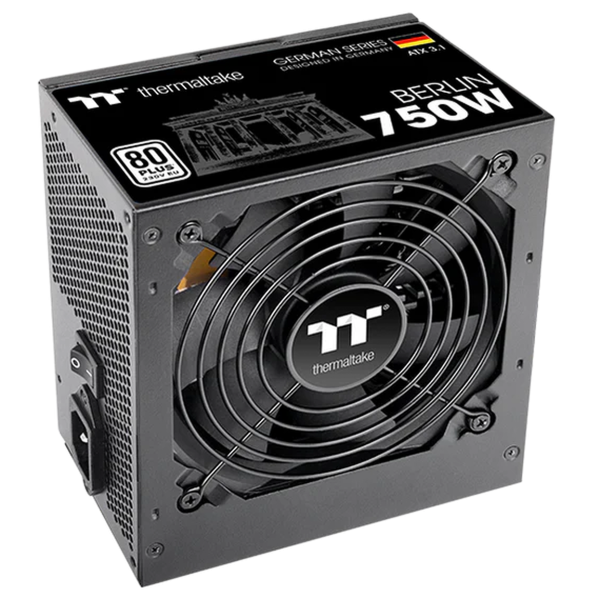 Thermaltake Berlin 80 PLUS Power Supply, ATX 3.1 – 750 W, black