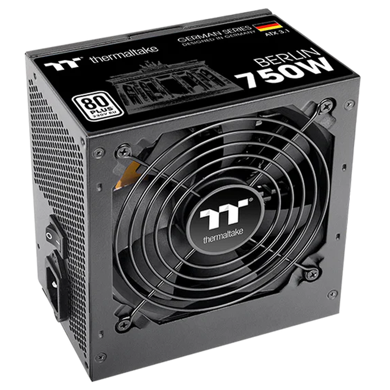 Thermaltake Berlin 80 PLUS Power Supply, ATX 3.1 - 750 W, black