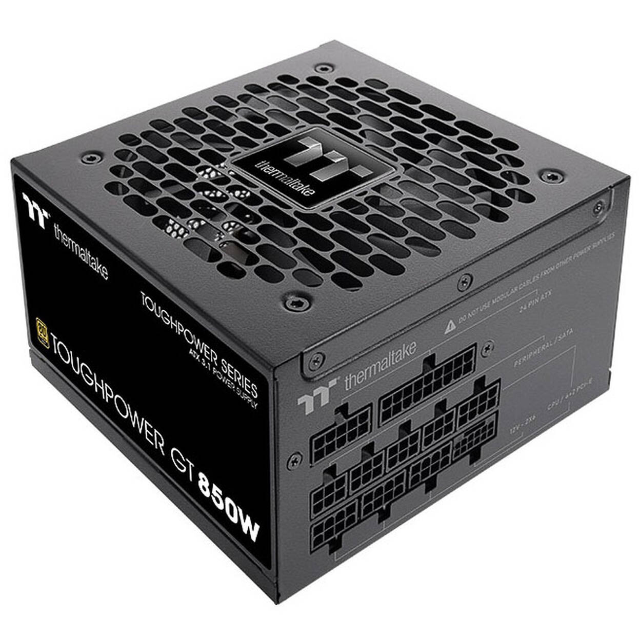 Thermaltake Toughpower GT 80 PLUS Gold power supply, modular, ATX 3.1, PCIe 5.1 - 850 W, black