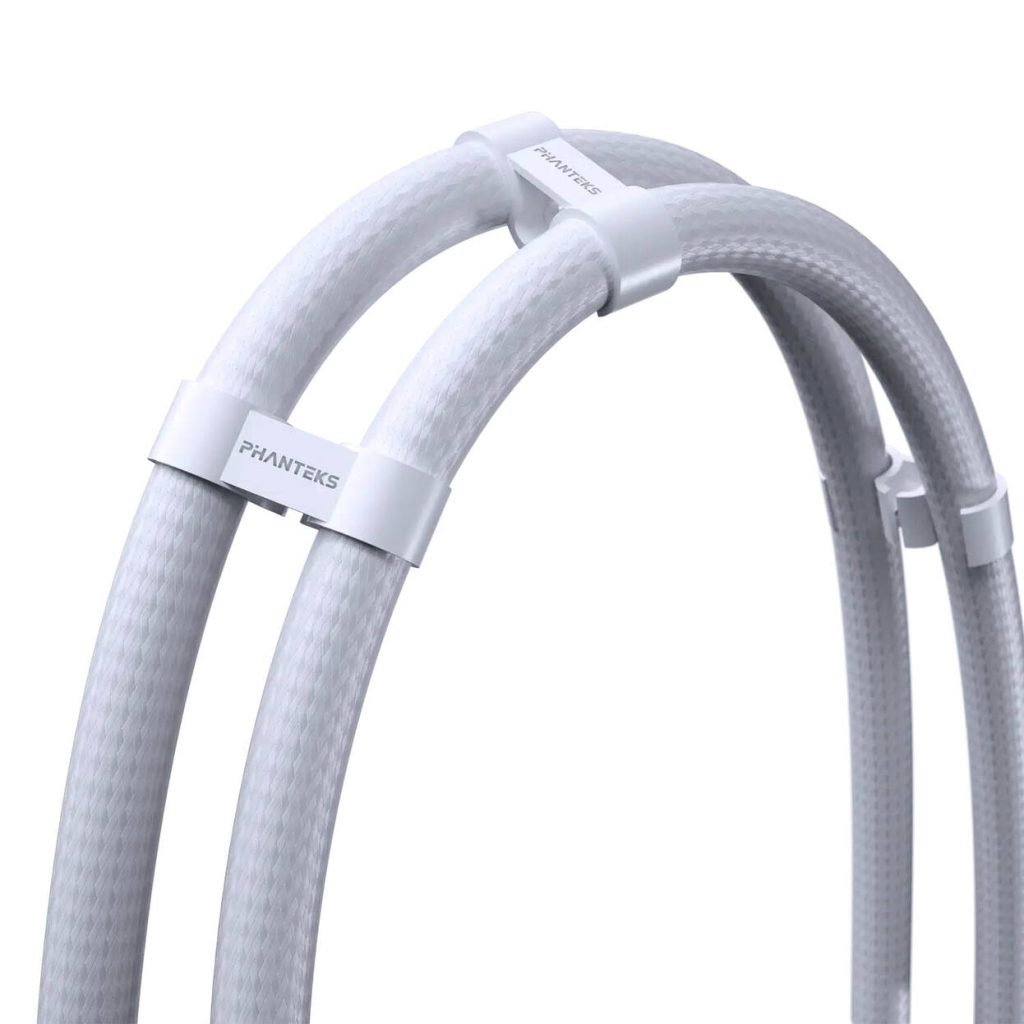 Phanteks Glacier One 360M25 LCD AiO Water Cooling, 6-Inch Display - 360mm, White