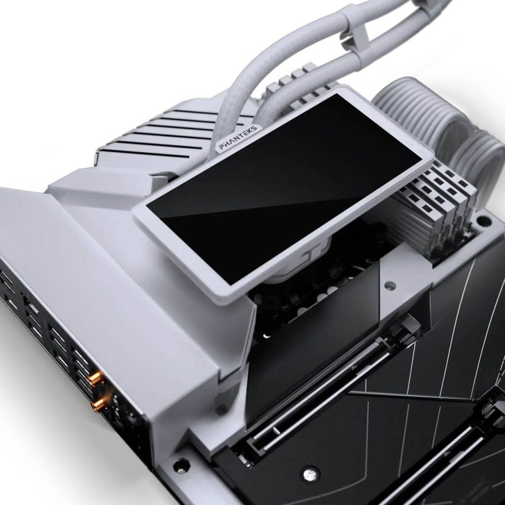 Phanteks Glacier One 360M25 LCD AiO Water Cooling, 6-Inch Display - 360mm, White