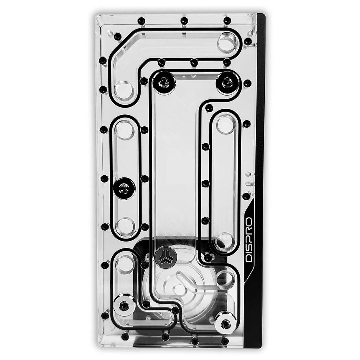 Stealkey Customs SC DisPro 240R Rear Distroplate, D5 and DDC Pump, D-RGB - 240mm
