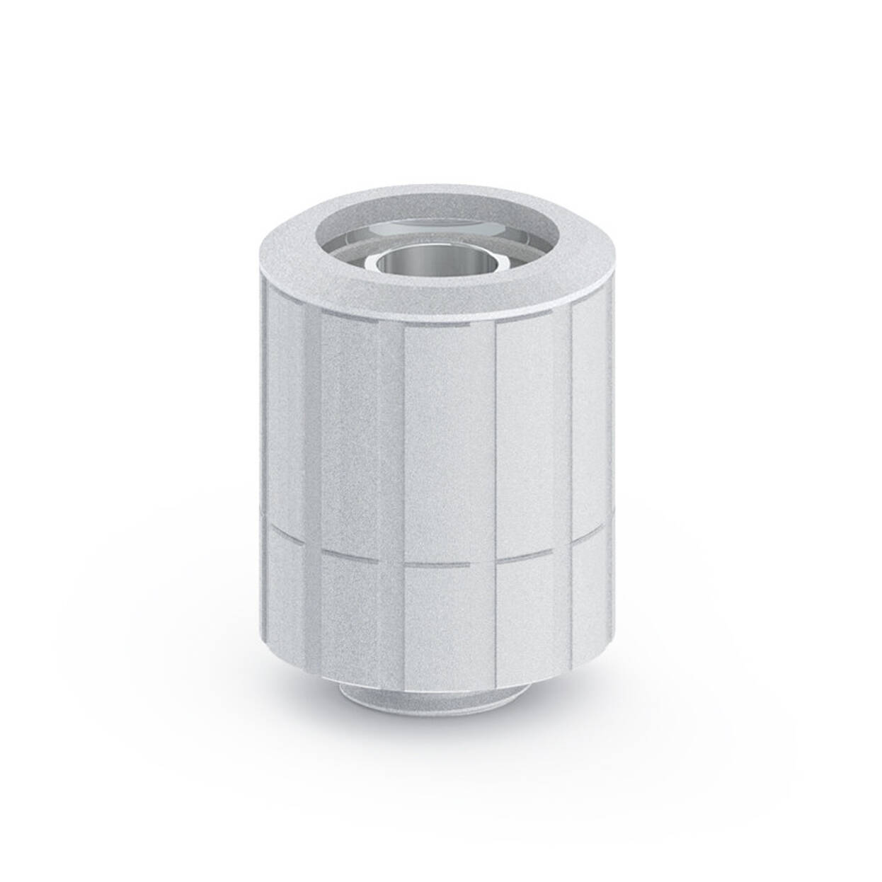 Bitspower Artemis Straight Fitting G1/4 Male to 16/10mm, Rotatable – Sandblast Silver : image 1