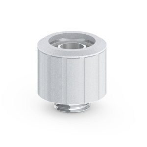Bitspower Artemis Straight Fitting G1/4" Male to 16/10mm – Sandblast Silver