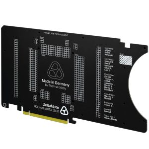 Thermal Grizzly DeltaMate GPU Water Cooler, ARGB, with Backplate - Acrylic, Black : image 4