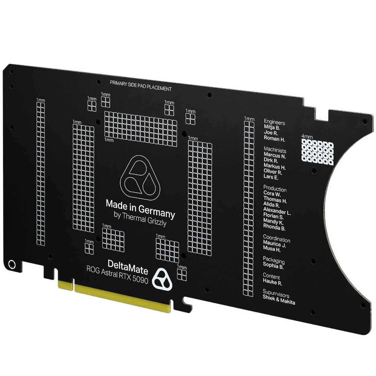 Thermal Grizzly DeltaMate GPU Water Cooler, ARGB, with Backplate - Acrylic, Black : image 4