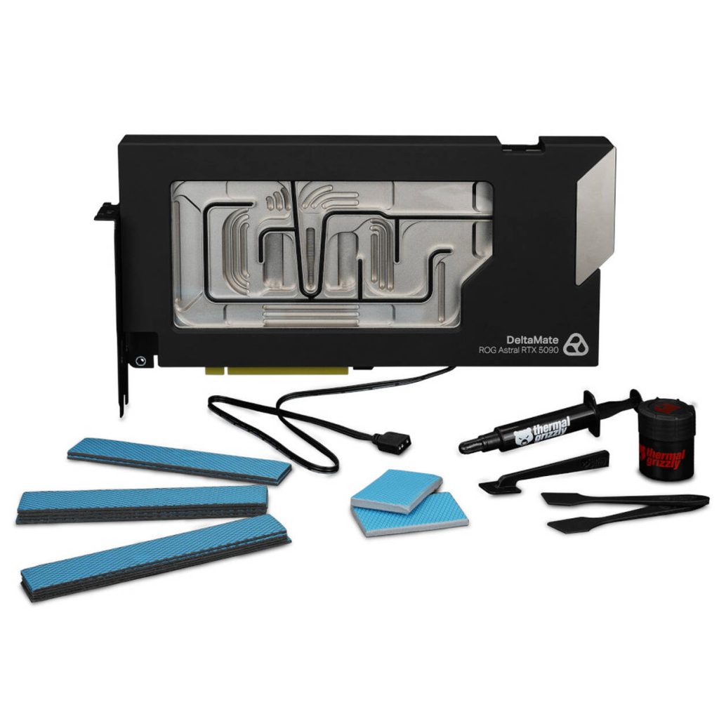 Thermal Grizzly DeltaMate GPU Water Cooler, ARGB, with Backplate - Acrylic, Black : image 8