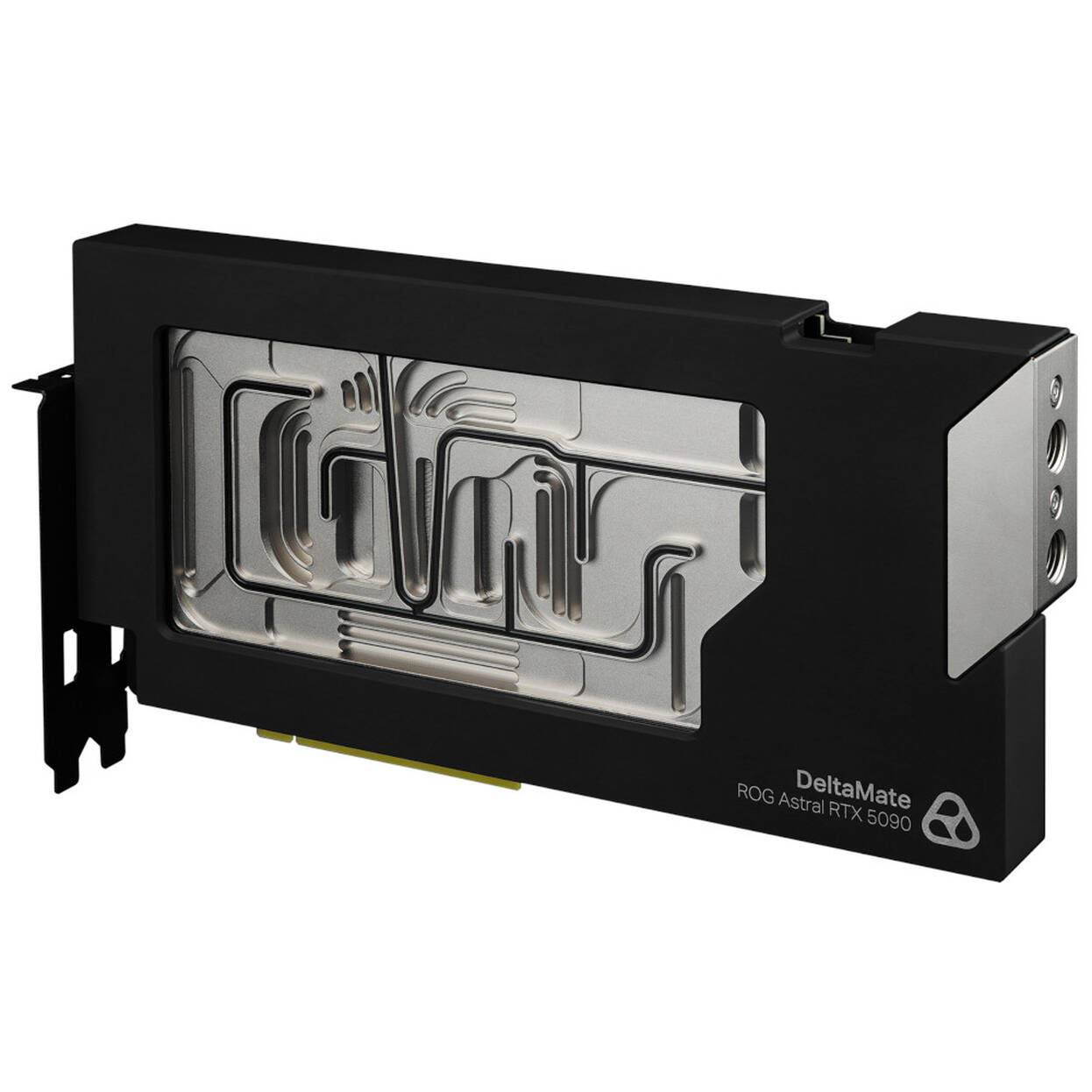 Thermal Grizzly DeltaMate GPU Water Cooler, ARGB, with Backplate - Acrylic, Black : image 1