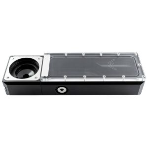 Watercool HEATKILLER Tank 200 D5 Reservoir, modular, compatible with D5 pump - acrylic/black
