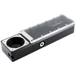 Watercool HEATKILLER Tank 200 D5 Reservoir, modular, compatible with D5 pump - acrylic/black
