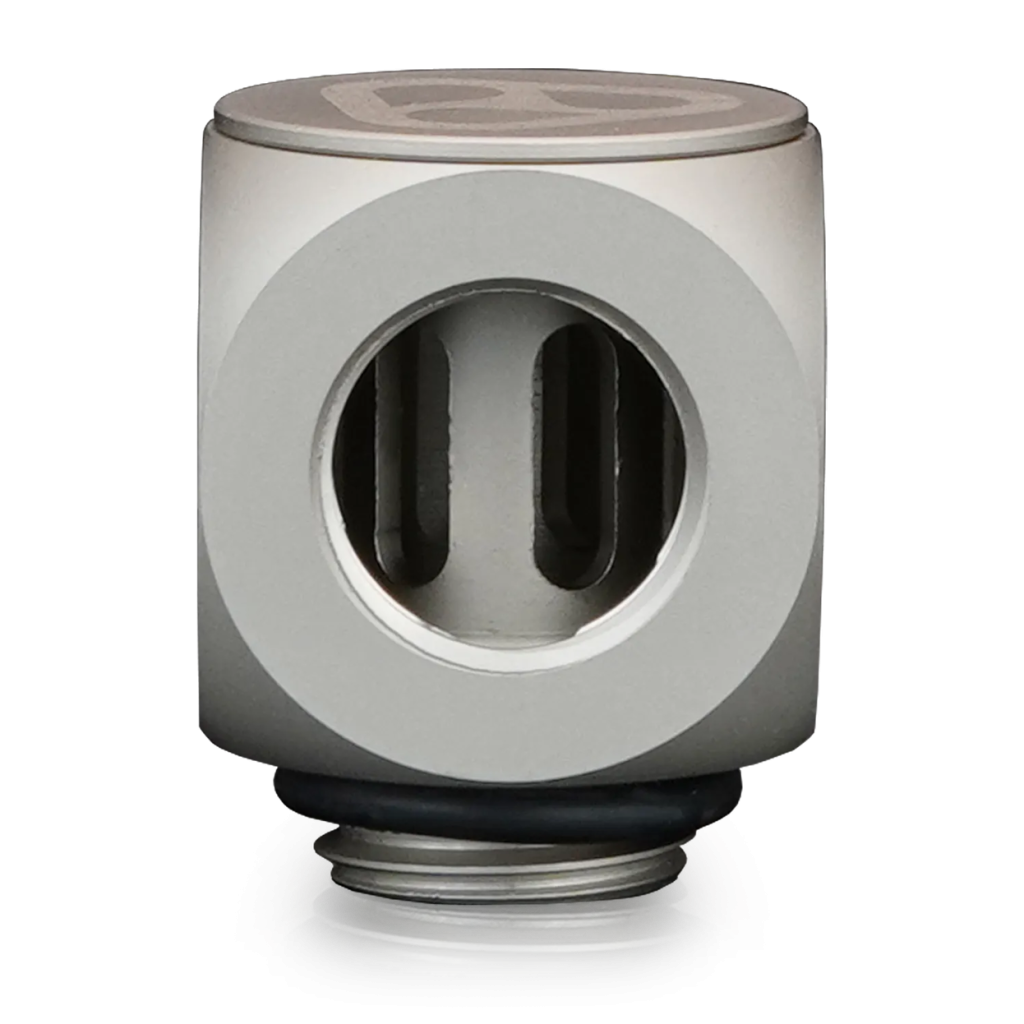 Thermal Grizzly DeltaMate Rotary Fitting - 90 degree, Matt Nickel