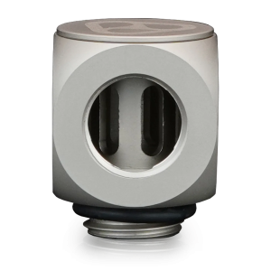 Thermal Grizzly DeltaMate Rotary Fitting - 90 degree, Matt Nickel