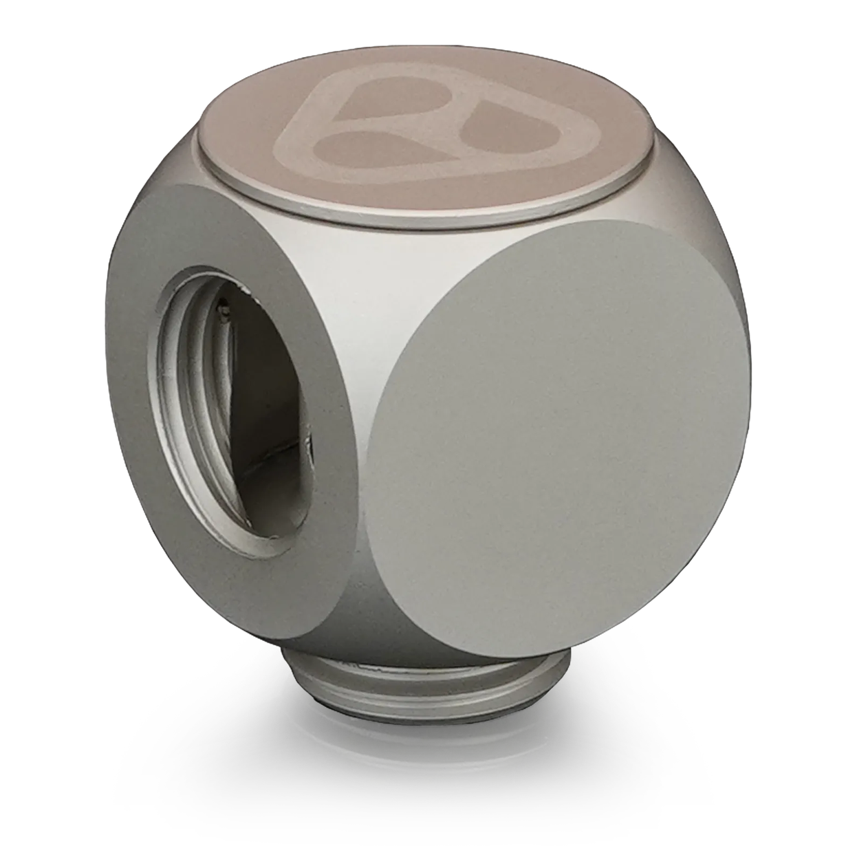 Thermal Grizzly DeltaMate Rotary Fitting - T, Matt Nickel : image 1