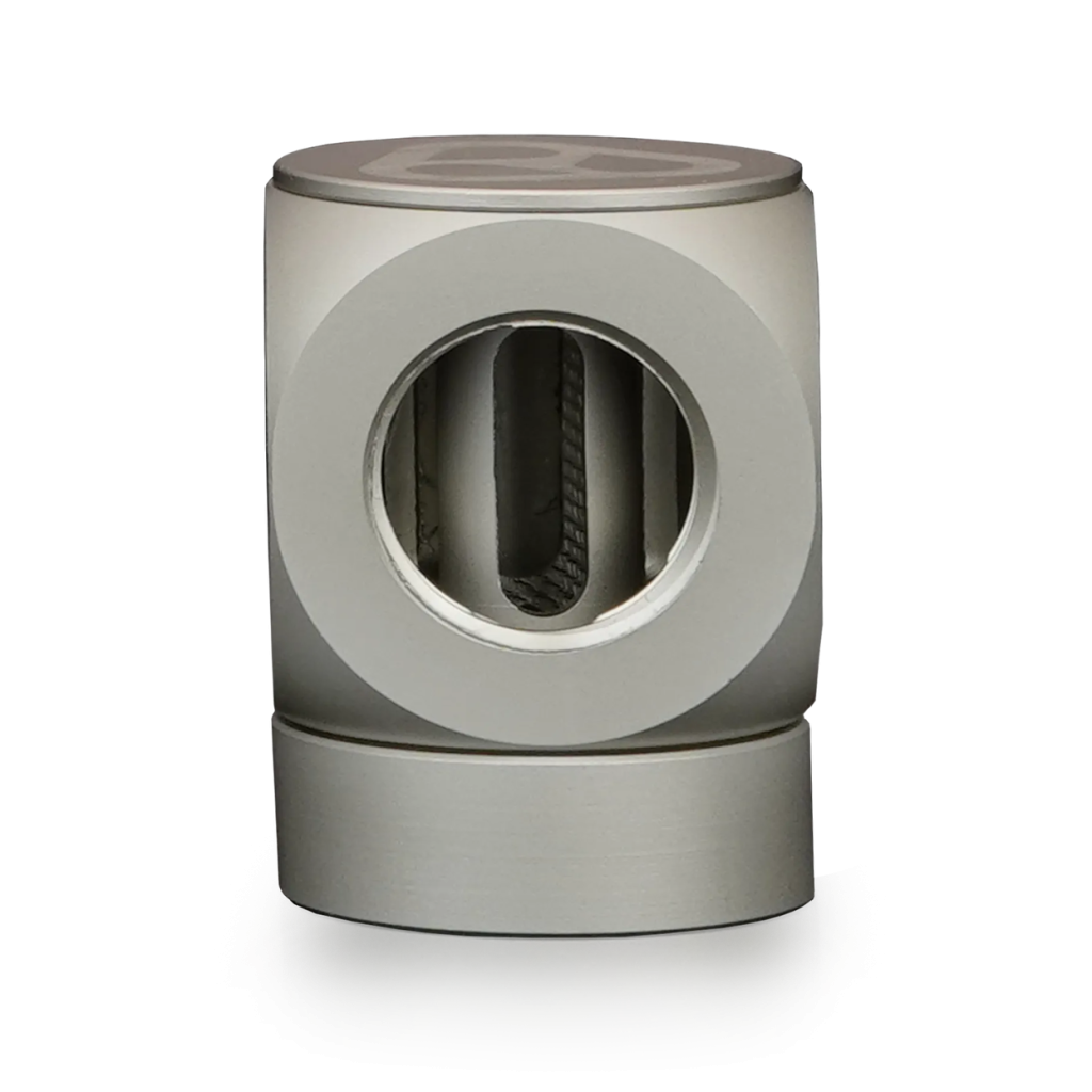 Thermal Grizzly DeltaMate Rotary Fitting - FF90 degree, Matt Nickel
