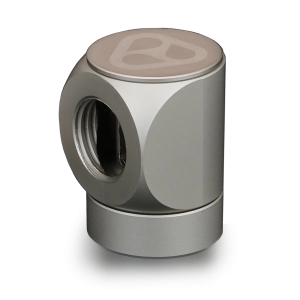 Thermal Grizzly DeltaMate Rotary Fitting - FF90 degree, Matt Nickel