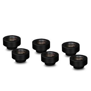 Thermal Grizzly DeltaMate Extender Fitting - MF7, black, pack of 6