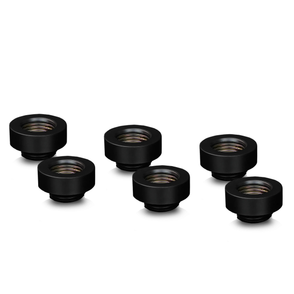 Thermal Grizzly DeltaMate Extender Fitting – MF7, black, pack of 6