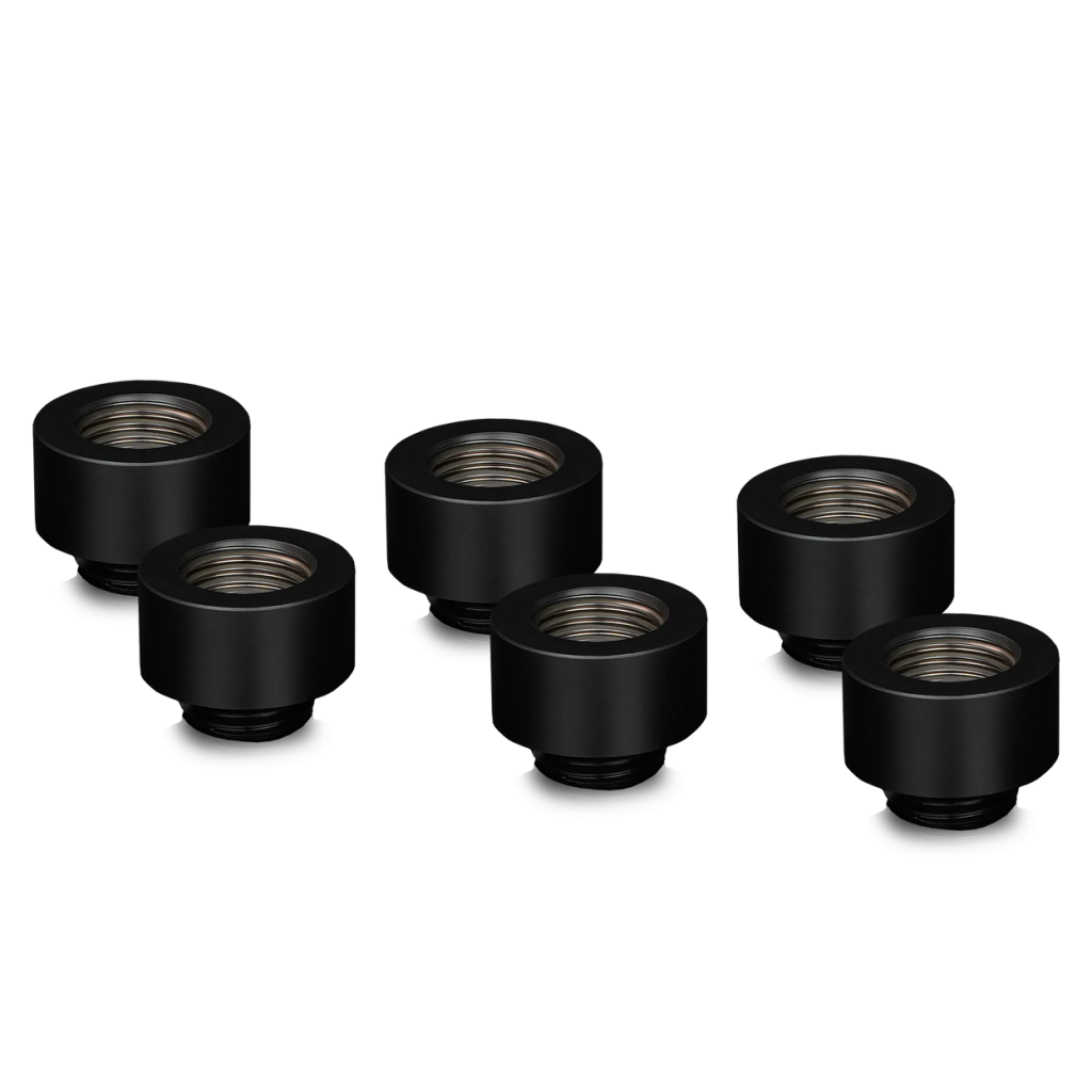 Thermal Grizzly DeltaMate Extender Fitting - MF10, black, pack of 6
