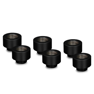 Thermal Grizzly DeltaMate Extender Fitting - MF10, black, pack of 6