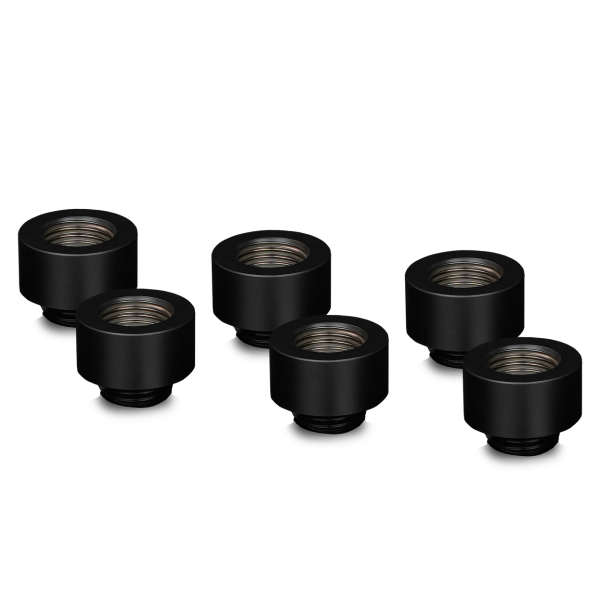 Thermal Grizzly DeltaMate Extender Fitting – MF10, black, pack of 6