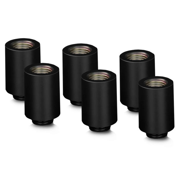 Thermal Grizzly DeltaMate Extender Fitting – MF28, black, pack of 6