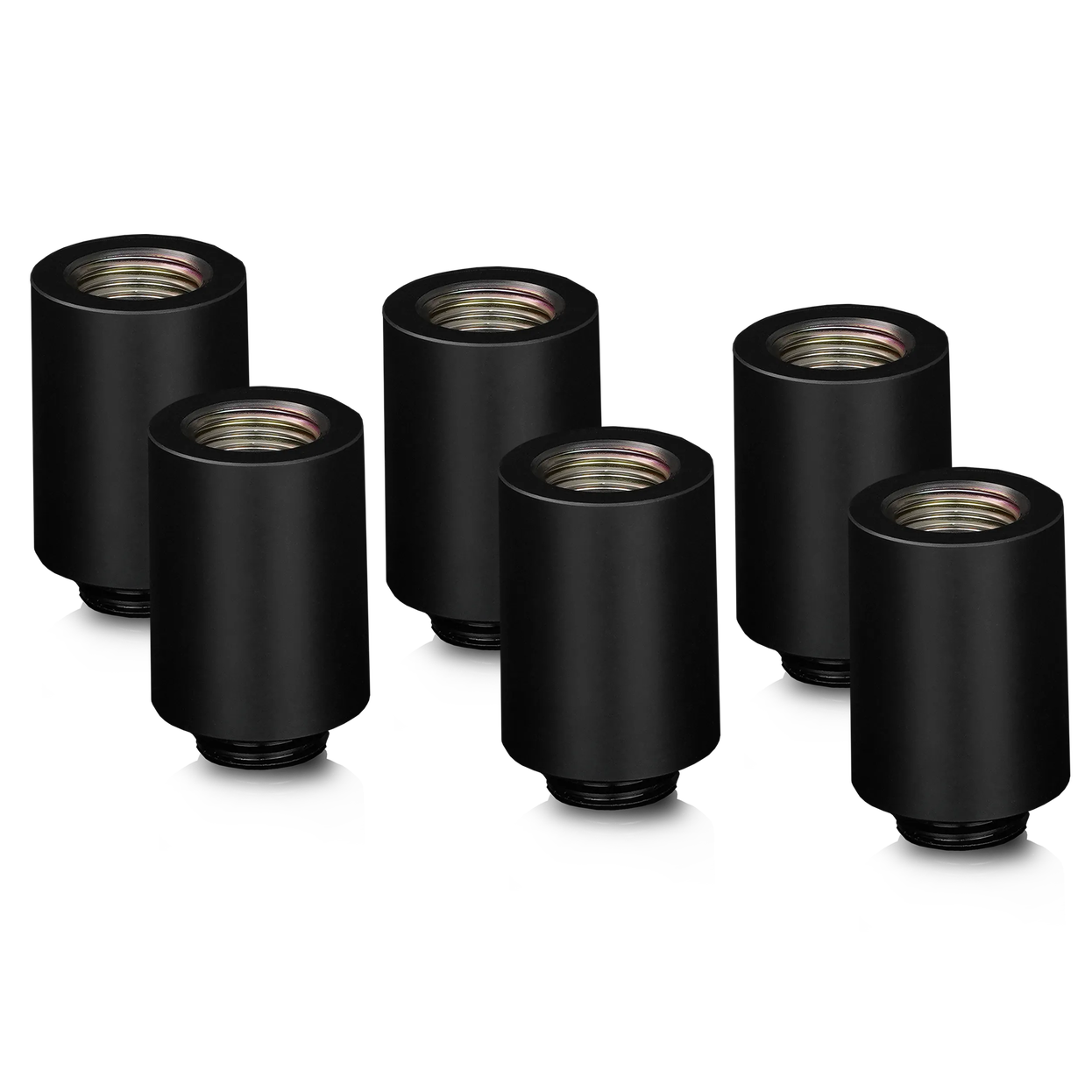 Thermal Grizzly DeltaMate Extender Fitting - MF28, black, pack of 6 : image 1