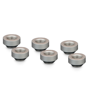 Thermal Grizzly DeltaMate Extender Fitting - MF7, matte nickel, pack of 6 : image 1