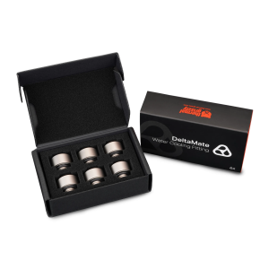 Thermal Grizzly DeltaMate Extender Fitting - MF10, matte nickel, pack of 6