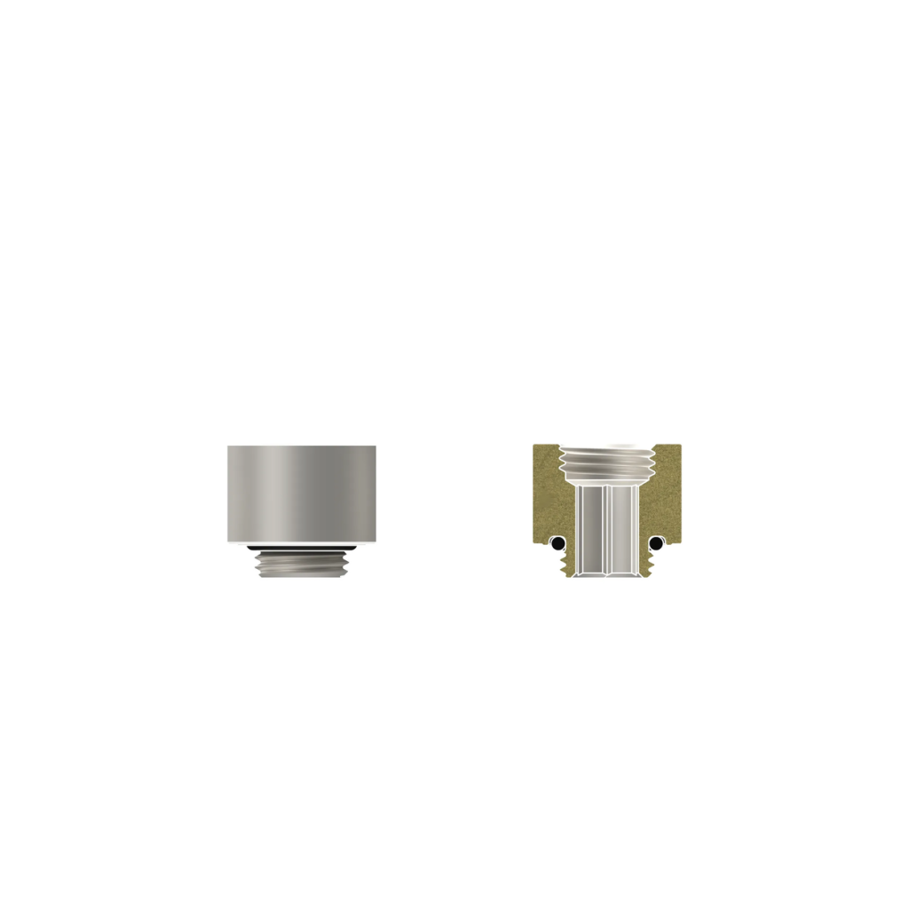 Thermal Grizzly DeltaMate Extender Fitting - MF14, matt nickel, pack of 6