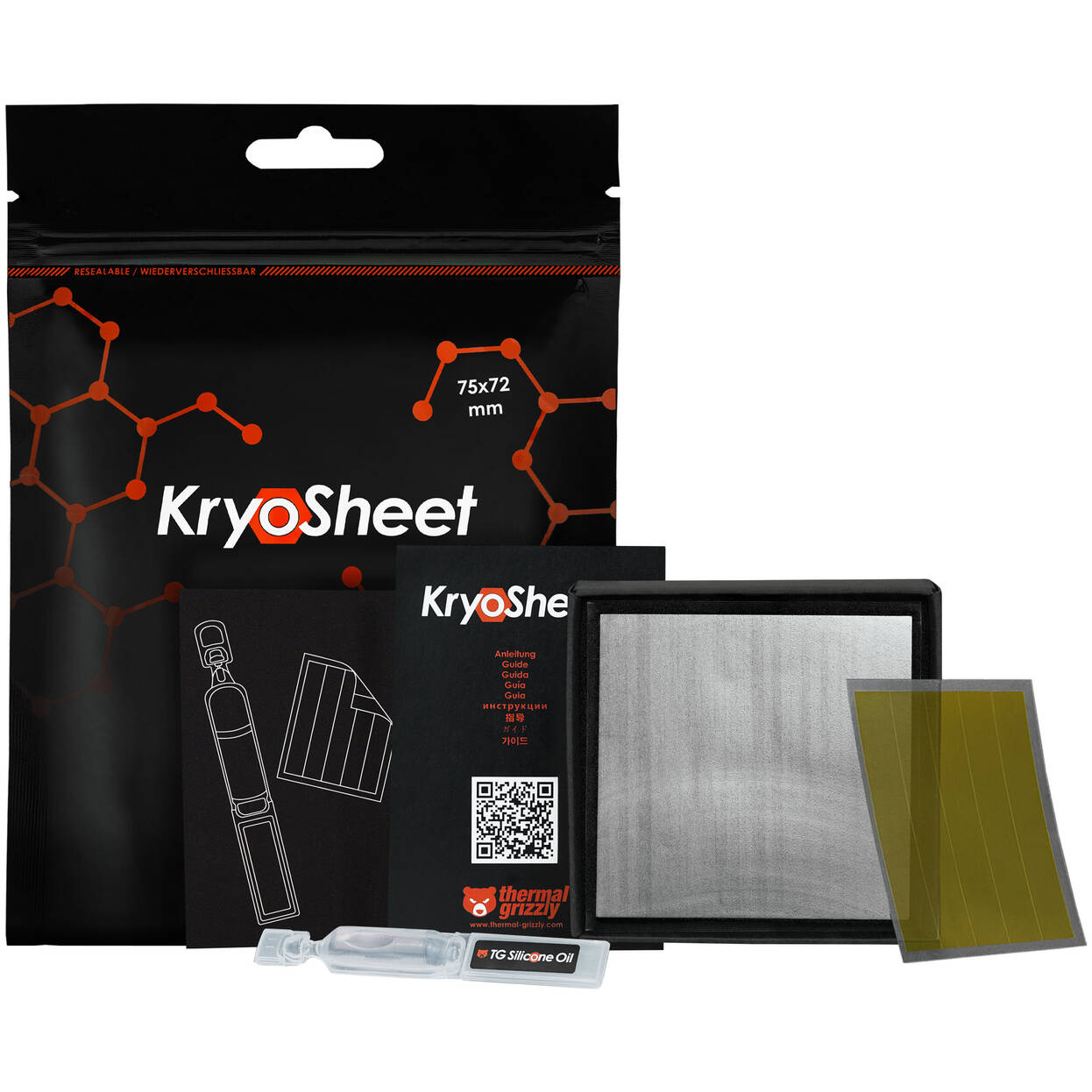 Thermal Grizzly KryoSheet Thermal Pad - 75 x 72 mm