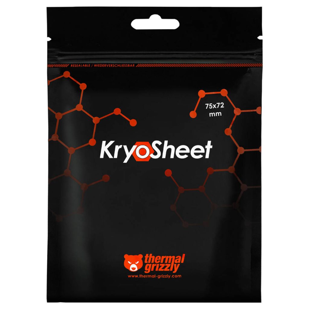 Thermal Grizzly KryoSheet Thermal Pad - 75 x 72 mm