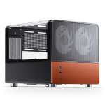 Jonsbo V12 PC Case, Mini Tower, Micro-ATX - Black