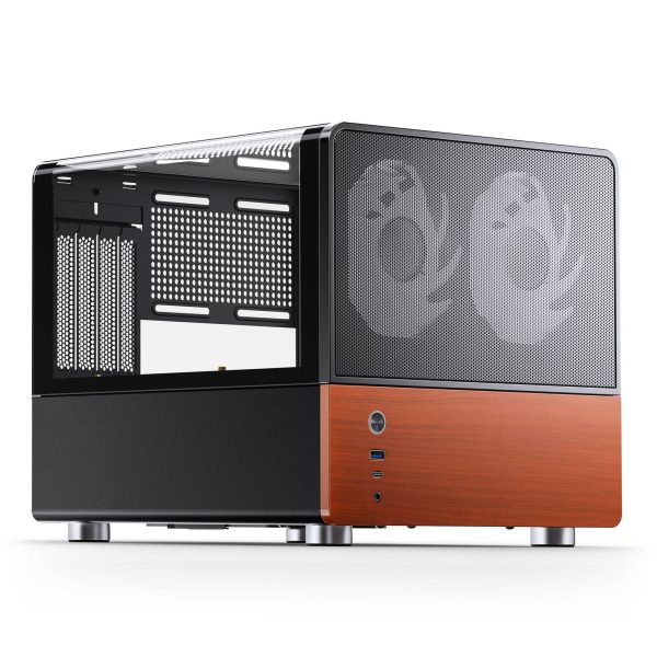Jonsbo V12 PC Case, Mini Tower, Micro-ATX – Black