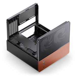Jonsbo V12 PC Case, Mini Tower, Micro-ATX - Black