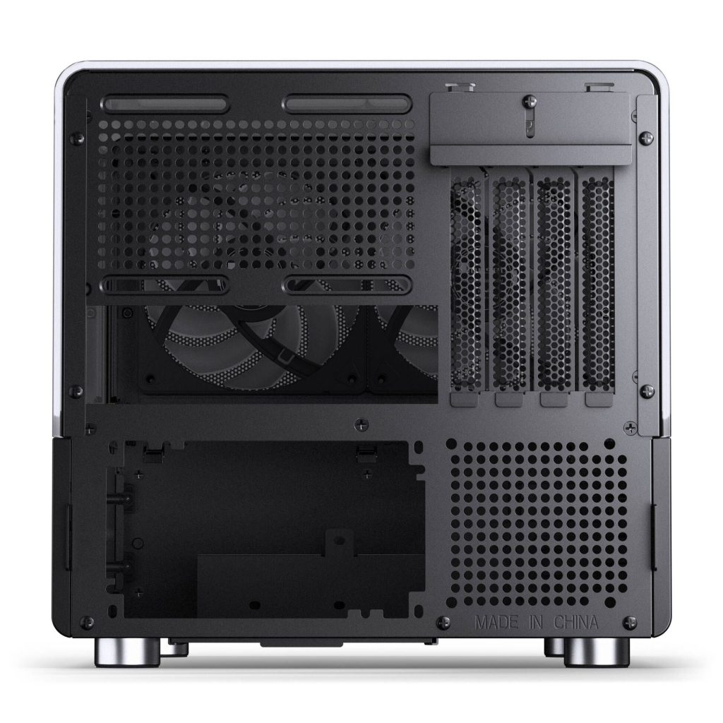 Jonsbo V12 PC Case, Mini Tower, Micro-ATX - Black