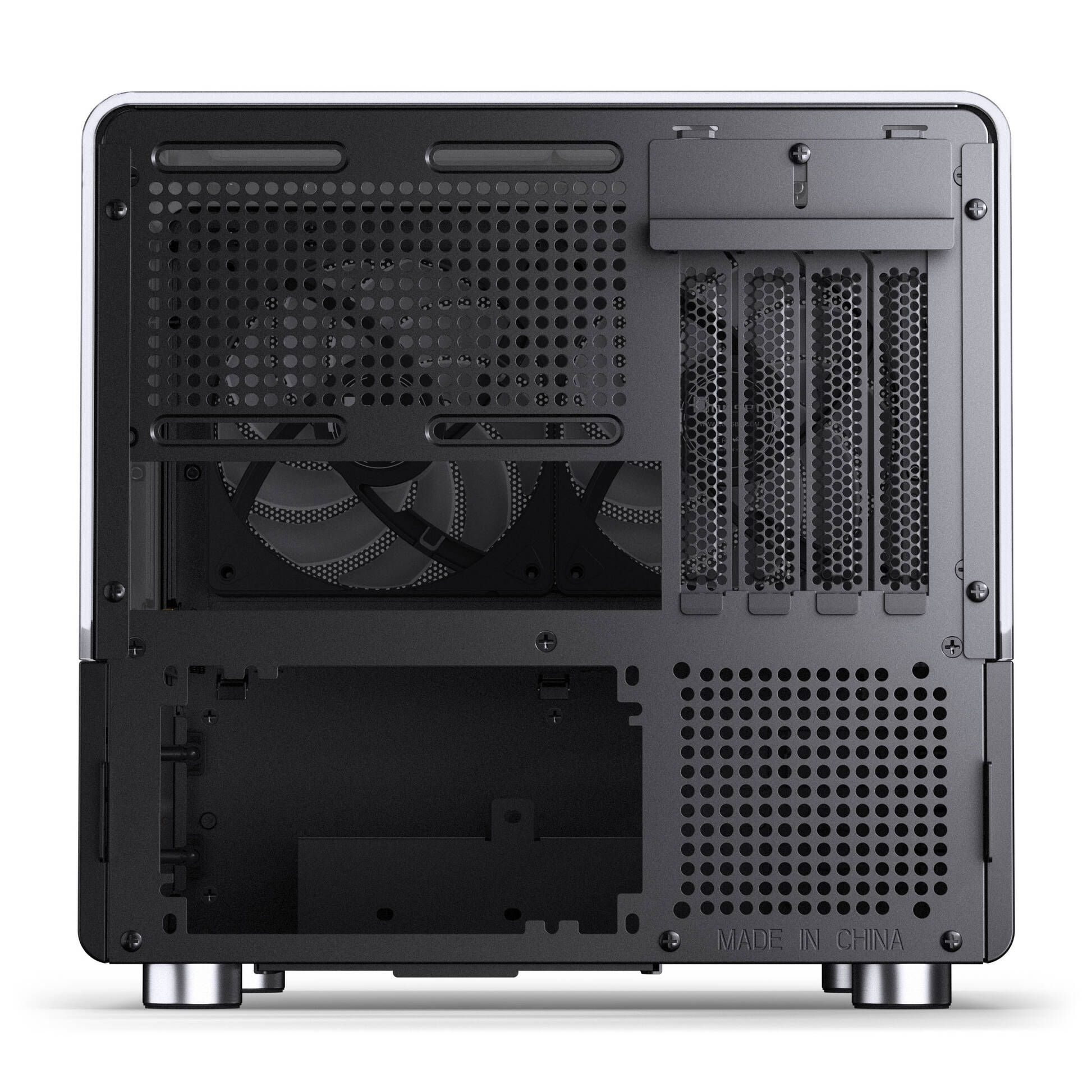 Jonsbo V12 PC Case, Mini Tower, Micro-ATX - Black
