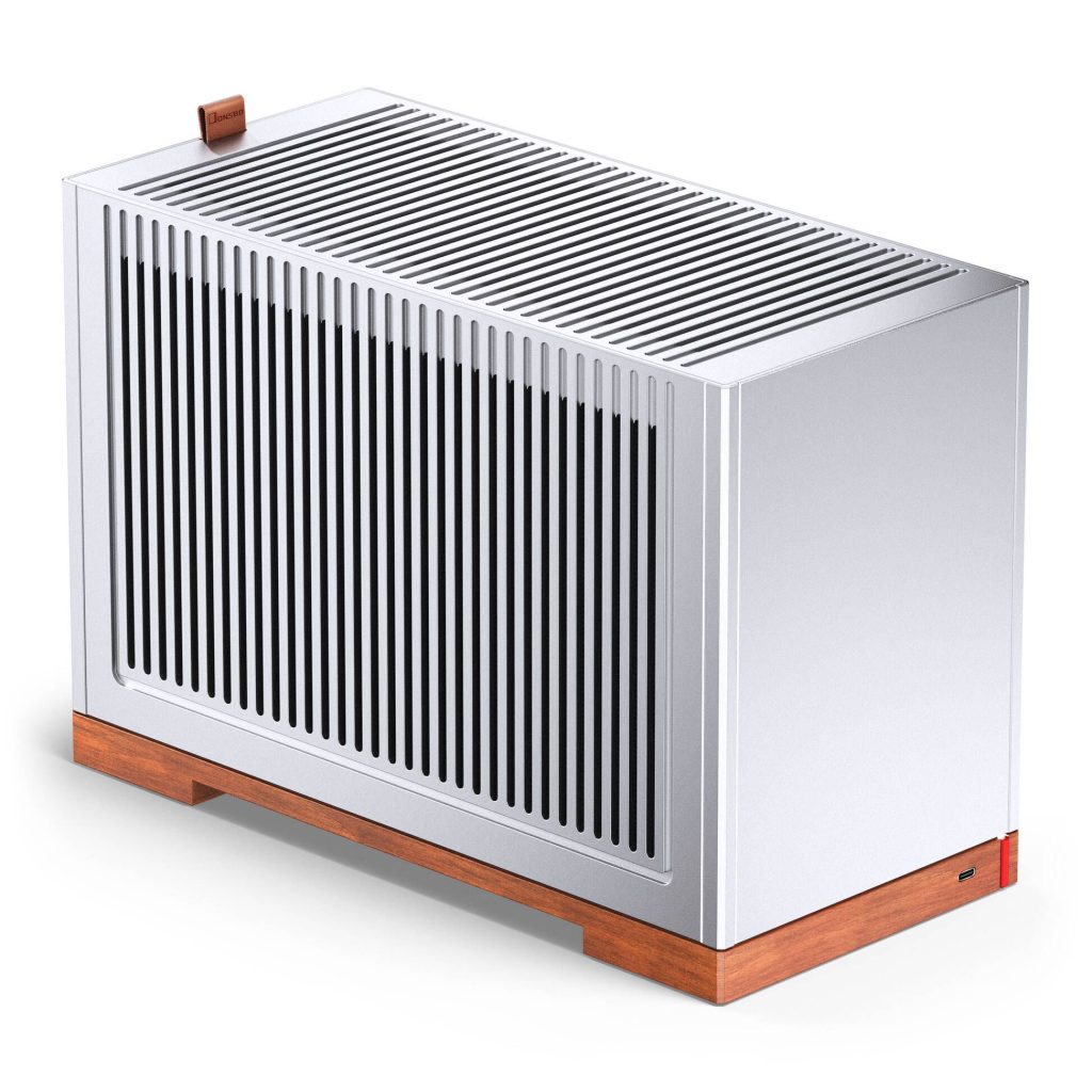Jonsbo T9 PC Case, Mini Case, ITX, PCIe 5.0 Riser Cable - Silver