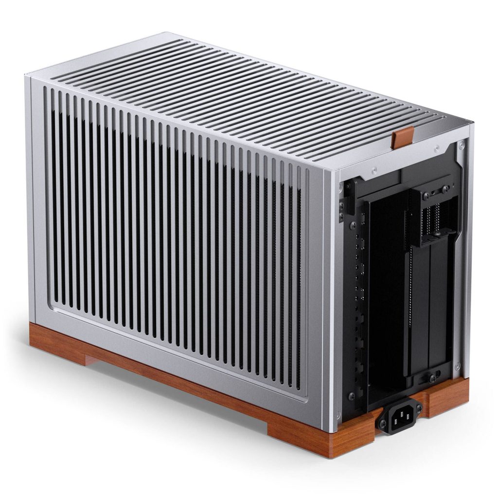 Jonsbo T9 PC Case, Mini Case, ITX, PCIe 5.0 Riser Cable - Silver