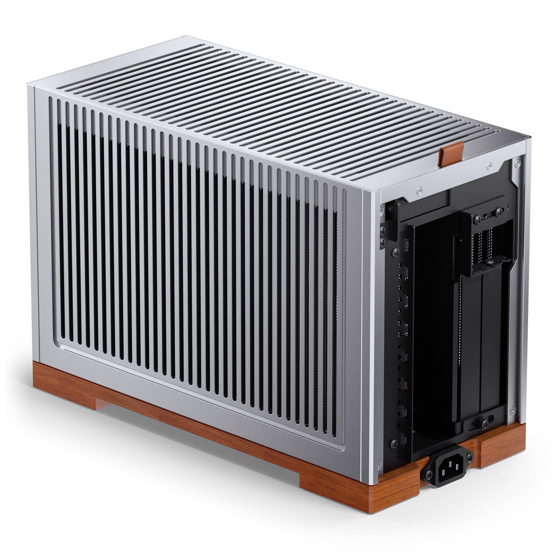 Jonsbo T9 PC Case, Mini Case, ITX, PCIe 5.0 Riser Cable - Silver