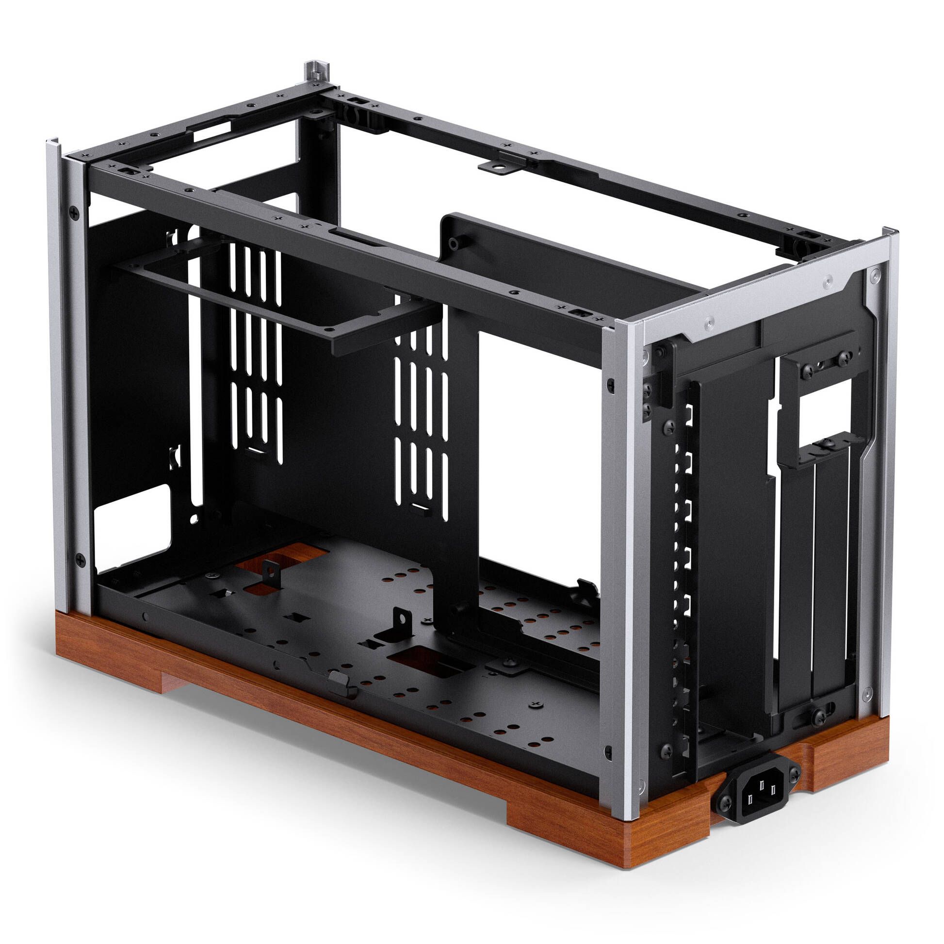 Jonsbo T9 PC Case, Mini Case, ITX, PCIe 5.0 Riser Cable - Silver