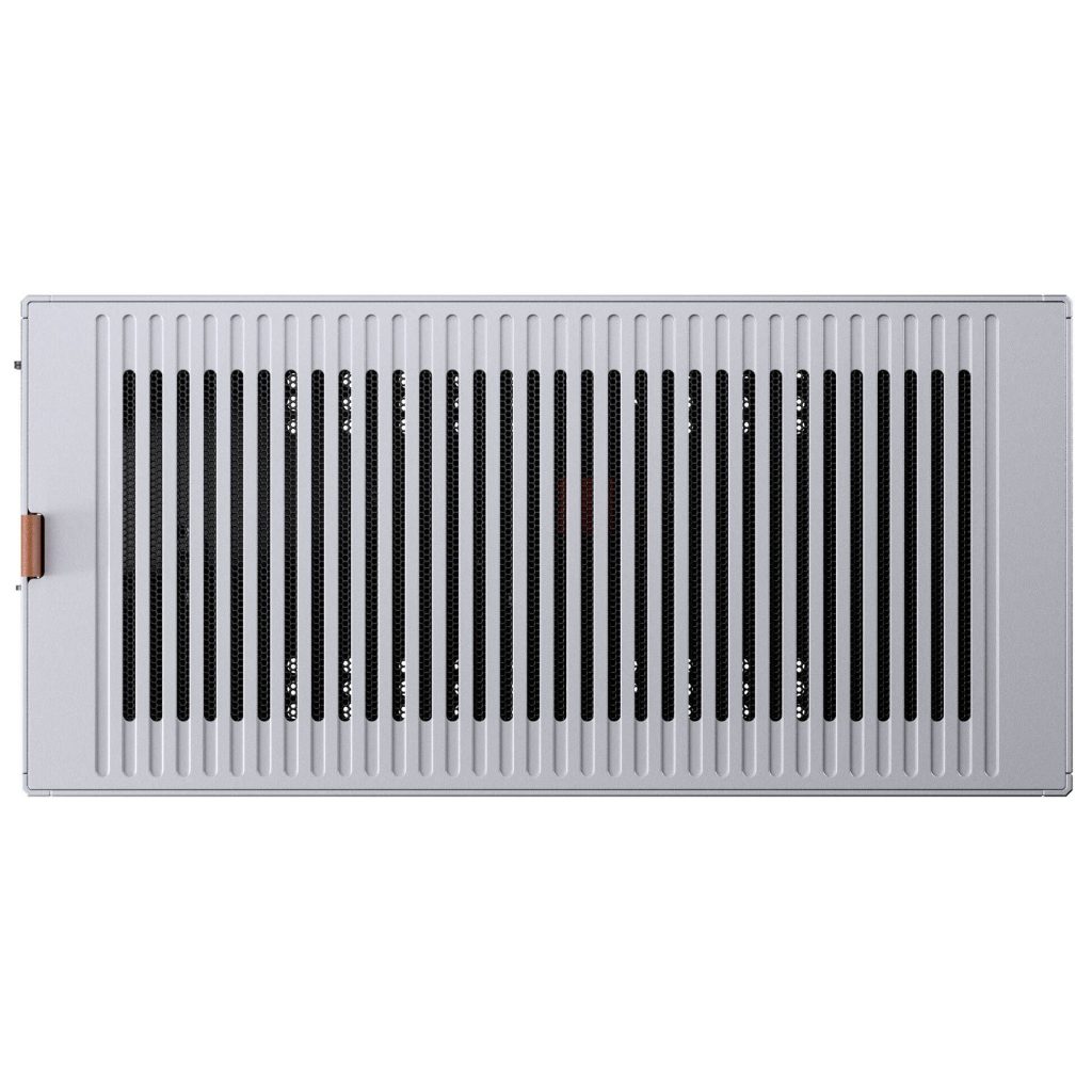 Jonsbo T9 PC Case, Mini Case, ITX, PCIe 5.0 Riser Cable - Silver