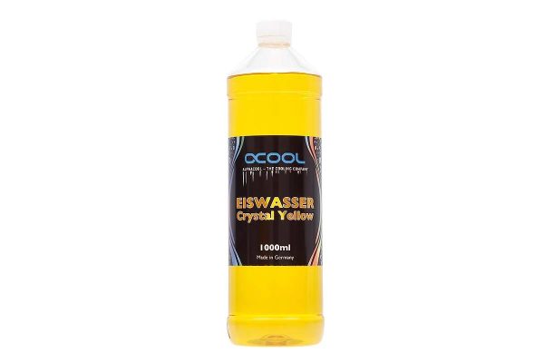 Alphacool Eiswasser Crystal Yellow UV – Pre mixed coolant 1000ml