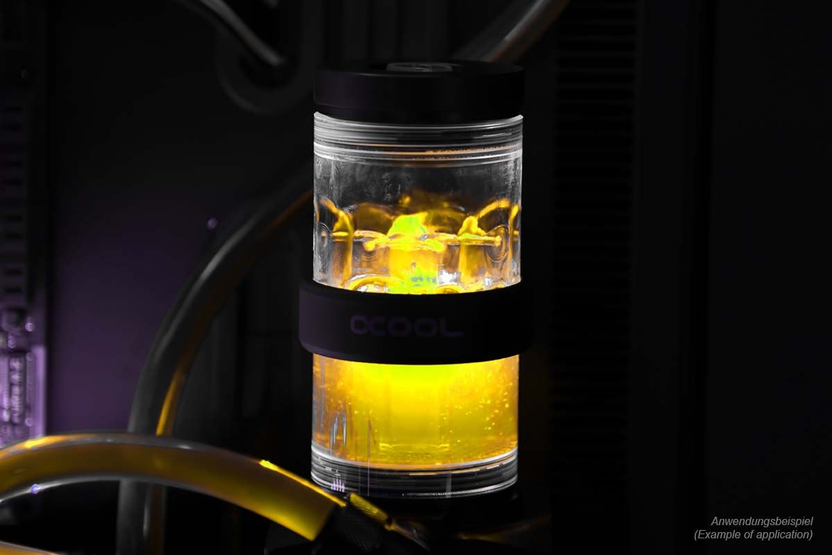Alphacool Eiswasser Crystal Yellow UV - Pre mixed coolant 1000ml