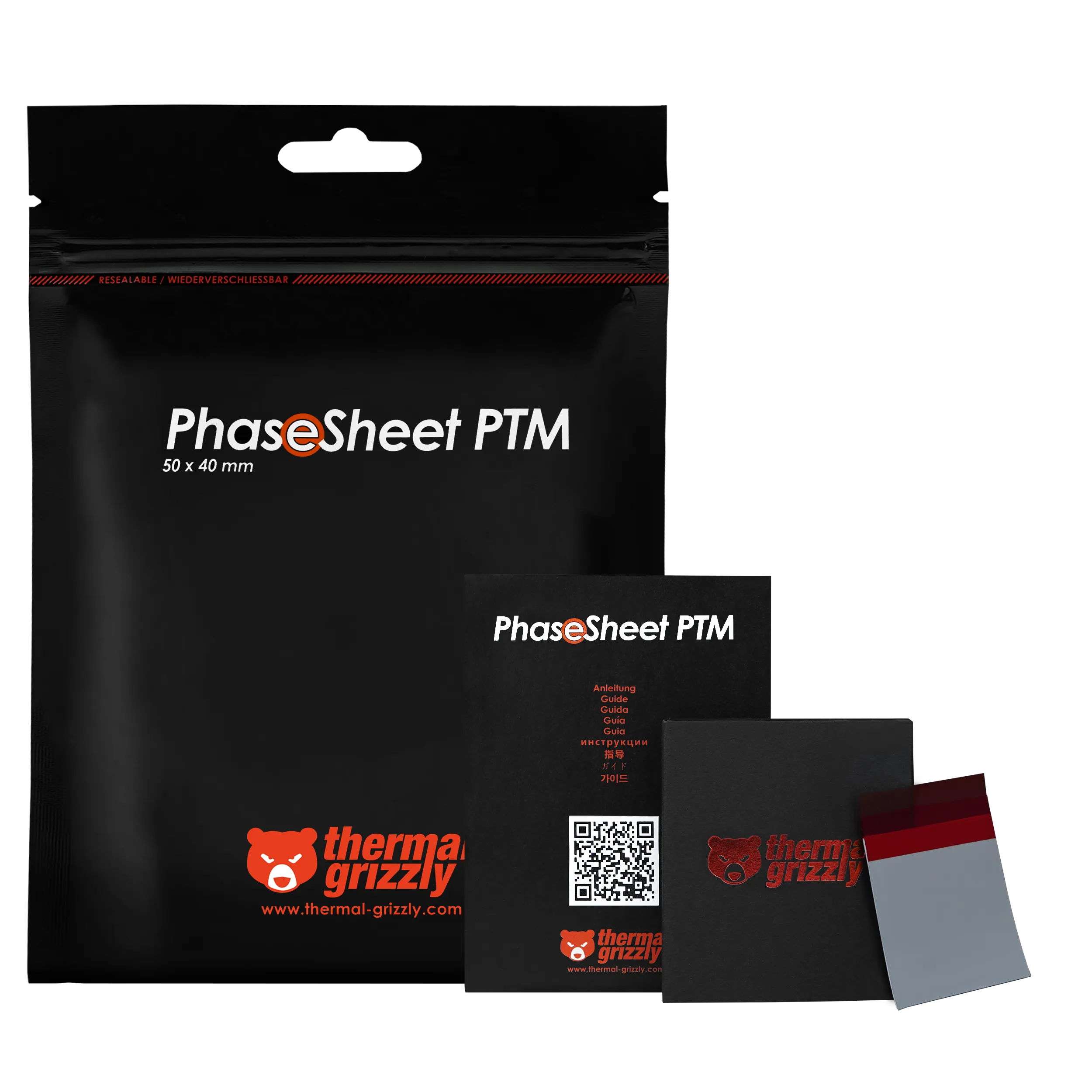 Thermal Grizzly PhaseSheet PTM phase-change thermal pad