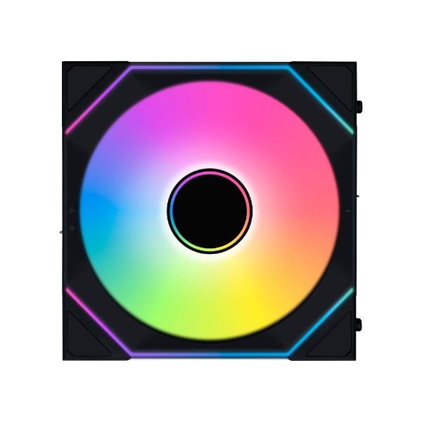 UNI FAN SL-INF Wireless with rainbow RGB infinity mirror lighting