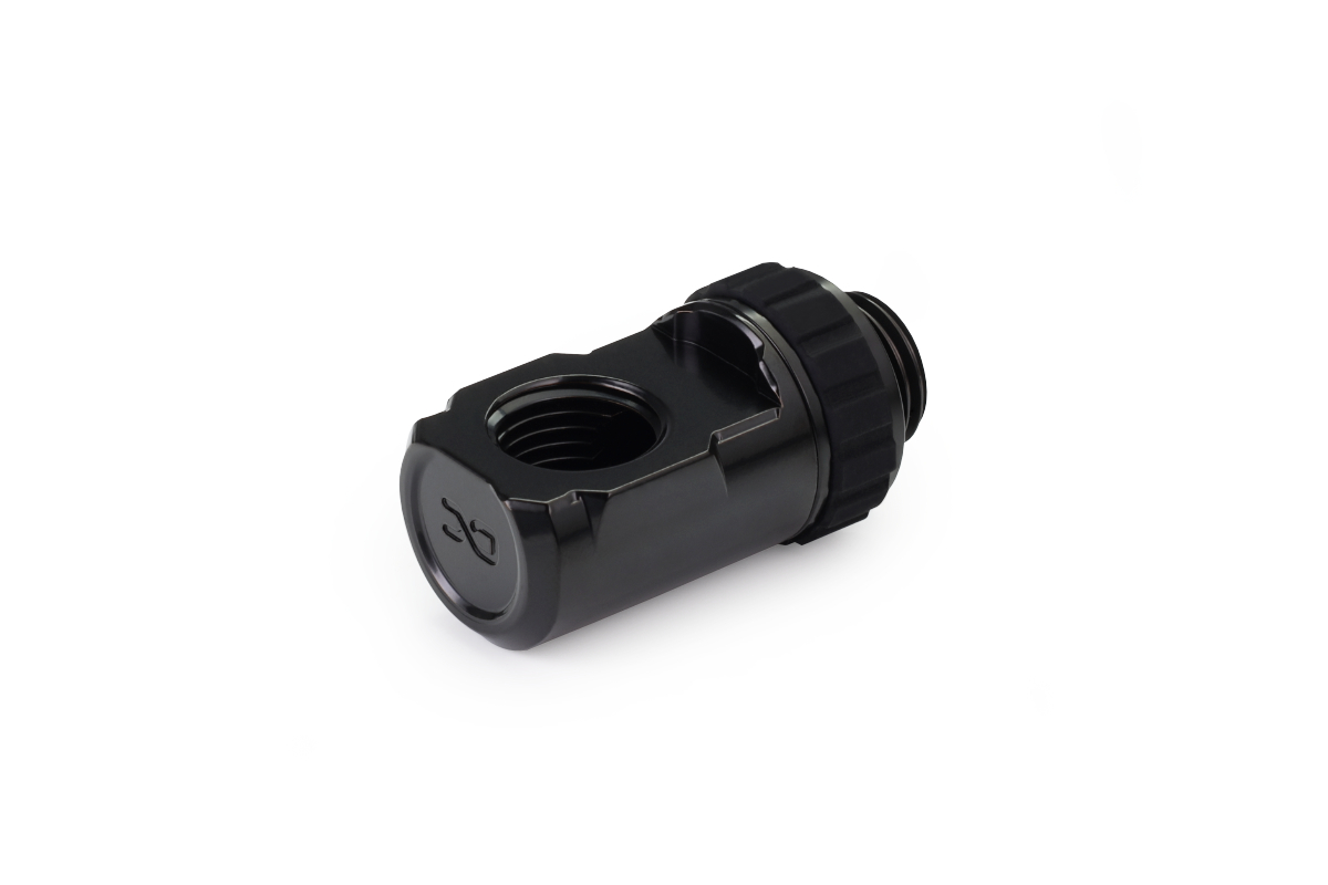 Alphacool Apex Grip adapter 90 OT/IT G1/4 Rotary - Black