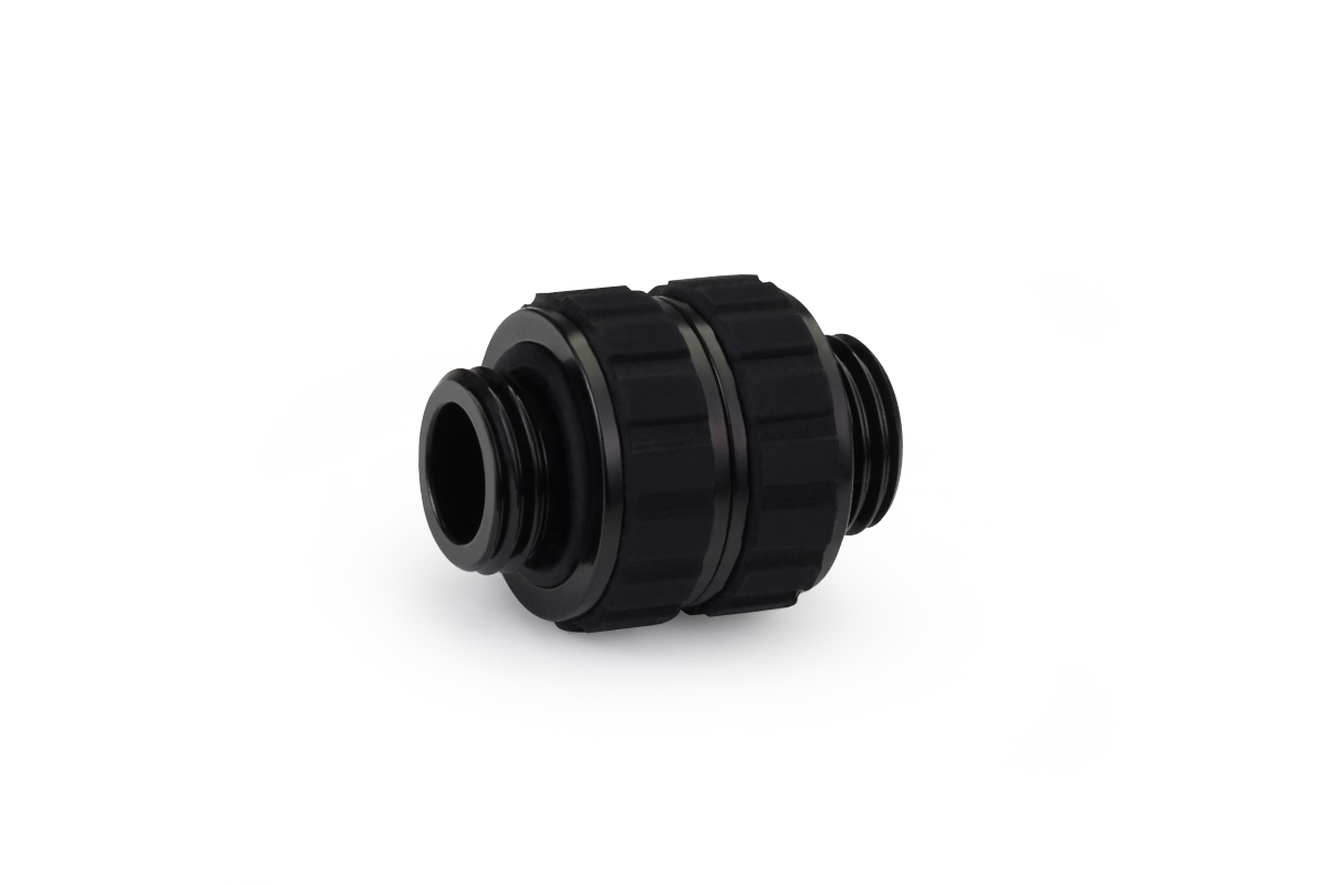 Alphacool Apex Grip Male to Male OT/OT Rotary G1/4 - Black