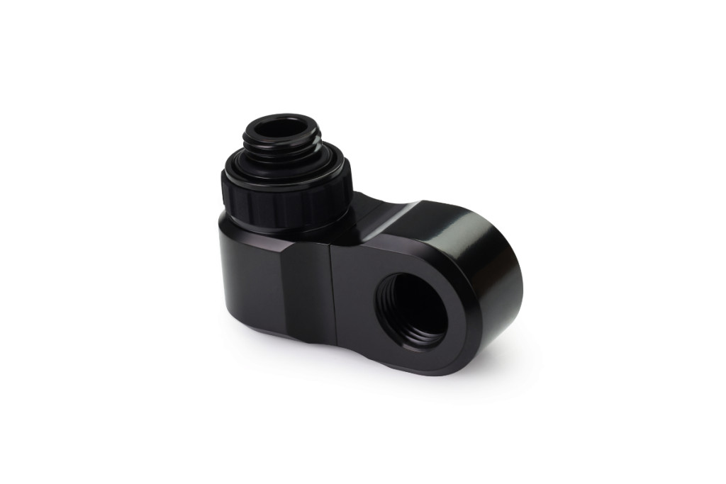 Alphacool Apex Grip offset 27mm 2x 90 OT/IT G1/4 Rotary - Black