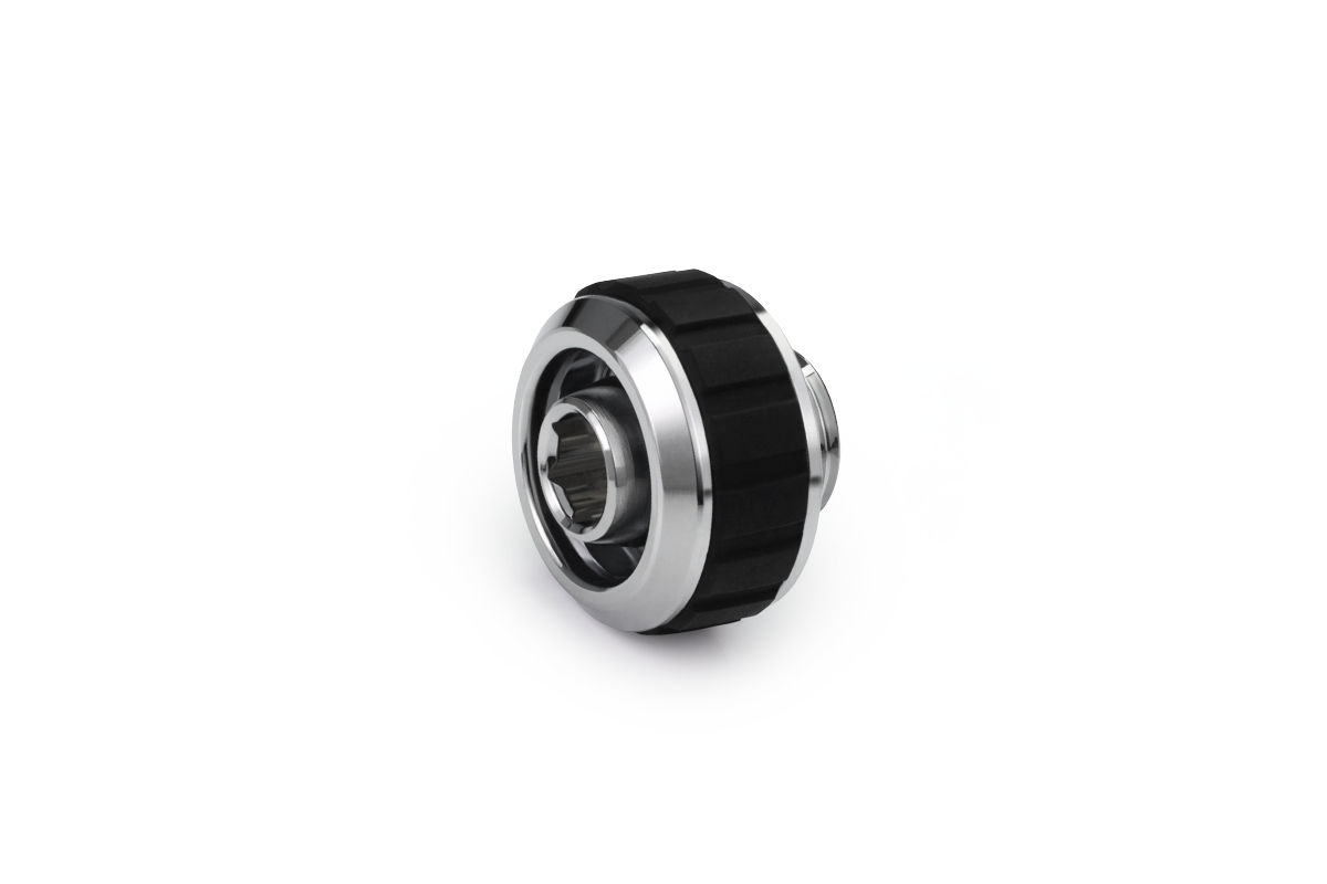 Alphacool Apex Grip SoftTube fitting 16/10mm G1/4 chrome