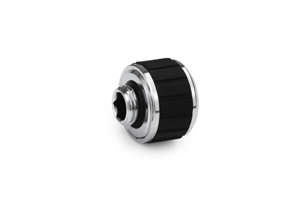 Alphacool Apex Grip HardTube fitting 16mm G1/4 chrome